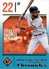 Andrew McCutchen [Teal] #53 Baseball Cards 2018 Panini Chronicles Prices