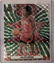 Jalen Green [Green Swirl] #262 Basketball Cards 2021 Panini Mosaic Prices