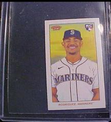 Julio Rodriguez [Tolstoi Back] Baseball Cards 2022 Topps 206 Prices