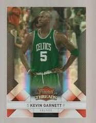 Kevin Garnett Basketball Cards 2009 Panini Threads Prices