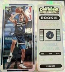 Wendell Moore Jr. [Autograph Cracked Ice Ticket] Basketball Cards 2022 Panini Contenders Prices