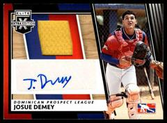 Josue Demey #DMS-JD Baseball Cards 2022 Panini Elite Extra Edition DPL Material Signatures Prices