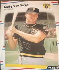 Andy Van Slyke #341 Baseball Cards 1988 Fleer Glossy Prices