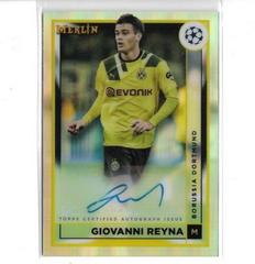 Giovanni Reyna Soccer Cards 2022 Topps Merlin Chrome UEFA Club Competitions Autographs Prices
