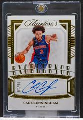 Cade Cunningham [Gold] #1 Basketball Cards 2022 Panini Flawless Excellence Signature Prices