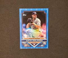 Justin Verlander [Blue] #4 Baseball Cards 2023 Topps Flagship Collection Prices