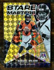 Russell Wilson [Gold] #SM-5 Football Cards 2022 Panini Mosaic Stare Masters Prices