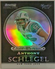 Anthony Schlegel [Black Refractor] #6 Football Cards 2006 Bowman Sterling Prices