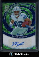 Deuce Vaughn #34 Football Cards 2023 Panini Spectra Rookie Autograph Neon Green Prices
