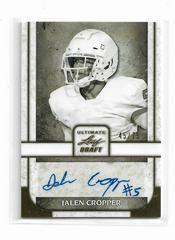 Jalen Cropper [Gold] #PA-JC1 Football Cards 2022 Leaf Ultimate Draft Portrait Autographs Prices