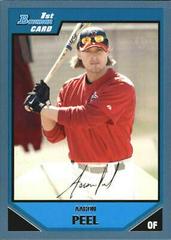 Aaron Peel Baseball Cards 2007 Bowman Prospects Prices