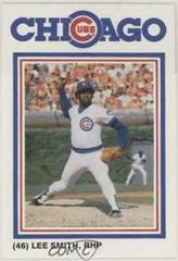 Lee Smith Baseball Cards 1987 Cubs David Berg Prices