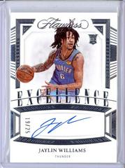 Jaylin Williams #28 Basketball Cards 2022 Panini Flawless Excellence Signature Prices