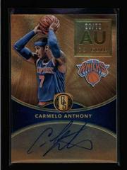 Carmelo Anthony #AU-CA Basketball Cards 2016 Panini Gold Standard AU Autographs Prices