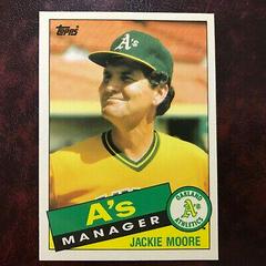 Jackie Moore Baseball Cards 1985 Topps Tiffany Prices