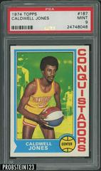 Caldwell Jones #187 Basketball Cards 1974 Topps Prices