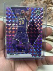 LeBron James [Purple Mosaic] Basketball Cards 2019 Panini Mosaic Prices