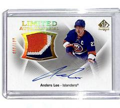 Anders Lee Hockey Cards 2021 SP Authentic Limited Auto Material Prices