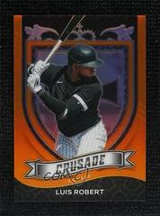 Luis Robert [Neon Orange] #21 Baseball Cards 2021 Panini Chronicles Crusade Prices