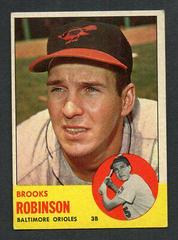 Brooks Robinson #345 Baseball Cards 1963 Topps Prices