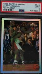 Larry Johnson [Refractor] Basketball Cards 1996 Topps Chrome Prices