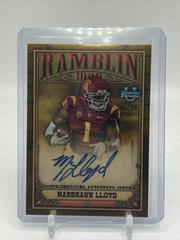 Marshawn Lloyd [Gold] #RMA-ML Football Cards 2023 Bowman Chrome University Ramblin' Man Autographs Prices