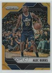 Alec Burks [Gold Prizm] #109 Basketball Cards 2016 Panini Prizm Prices