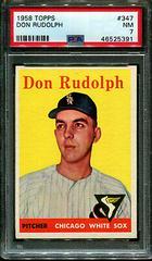 Don Rudolph #347 Baseball Cards 1958 Topps Prices