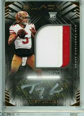 Trey Lance [Patch Autograph Copper] #204 Football Cards 2021 Panini Black Prices