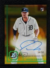 Spencer Torkelson [Gold] Baseball Cards 2022 Bowman Heritage Chrome Rookie Autographs Prices