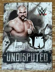 Scott Dawson Wrestling Cards 2018 Topps WWE Undisputed Relics Prices