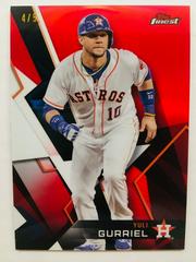 Yuli Gurriel [Red Refractor] #43 Baseball Cards 2018 Topps Finest Prices