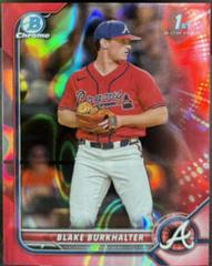 Blake Burkhalter [Red Lava] #BDC-10 Baseball Cards 2022 Bowman Draft Chrome Prices