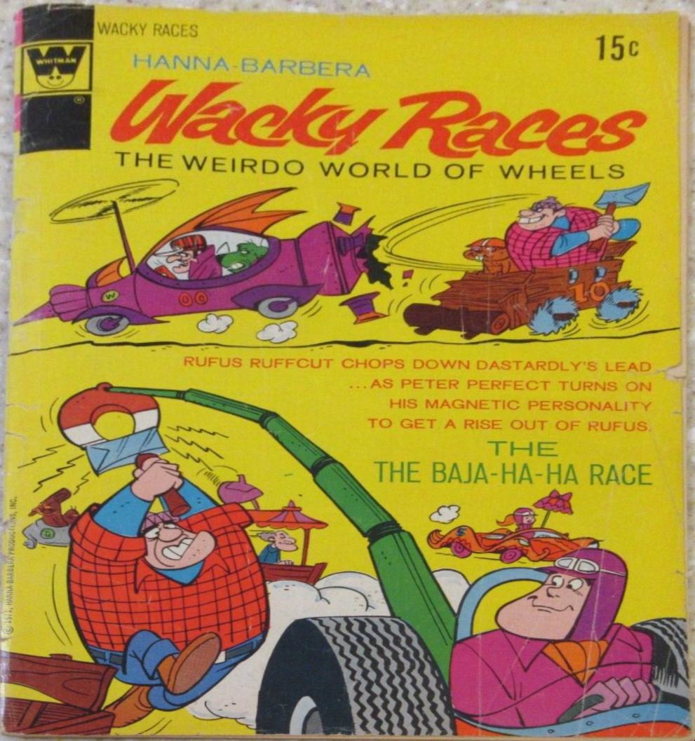 Wacky Races #6 (1972) Comic Books Wacky Races