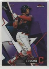 Francisco Lindor [Purple Refractor] #2 Baseball Cards 2018 Topps Finest Prices