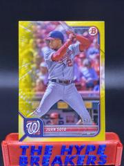 Juan Soto [Yellow] #10 Baseball Cards 2022 Bowman Prices