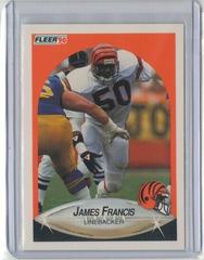 James Francis #U-8 Football Cards 1990 Fleer Update Prices
