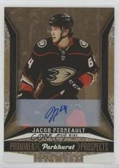 Jacob Perreault [Gold Autograph] Hockey Cards 2022 Parkhurst Prominent Prospects Prices