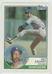 Pat Zachry #131T Baseball Cards 1983 Topps Traded Prices