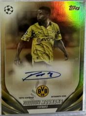 Youssoufa Moukoko [Gold Foilboard] #A-YM Soccer Cards 2023 Topps UEFA Club Autograph Prices