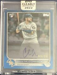 Chas McCormick [Blue] #CAA-CM Baseball Cards 2022 Topps Clearly Authentic Autographs Prices