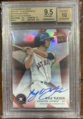 Kyle Tucker [Red Refractor] Baseball Cards 2015 Bowman's Best of Autographs Prices