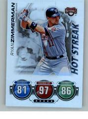 Ryan Zimmerman [Silver Foil] Baseball Cards 2010 Topps Attax Prices