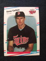 Steve Carlton #7 Baseball Cards 1988 Fleer Prices