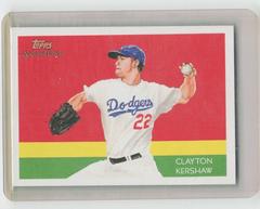 Clayton Kershaw [National Chicle Back] #65 Baseball Cards 2010 Topps National Chicle Prices
