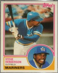 Steve Henderson Baseball Cards 1983 Topps Traded Prices
