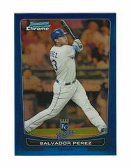 Salvador Perez [Blue Refractor] #134 Baseball Cards 2012 Bowman Chrome Prices