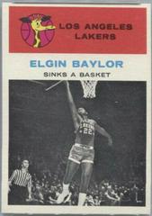 Elgin Baylor In Action Basketball Cards 1961 Fleer Prices