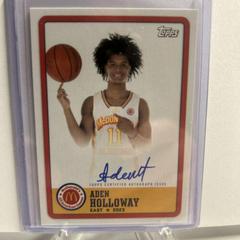 Aden Holloway #CA-AH Basketball Cards 2023 Topps Chrome McDonald's All American Autographs Prices