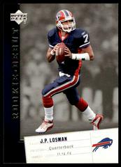 J.P. Losman #12 Football Cards 2006 Upper Deck Rookie Debut Prices